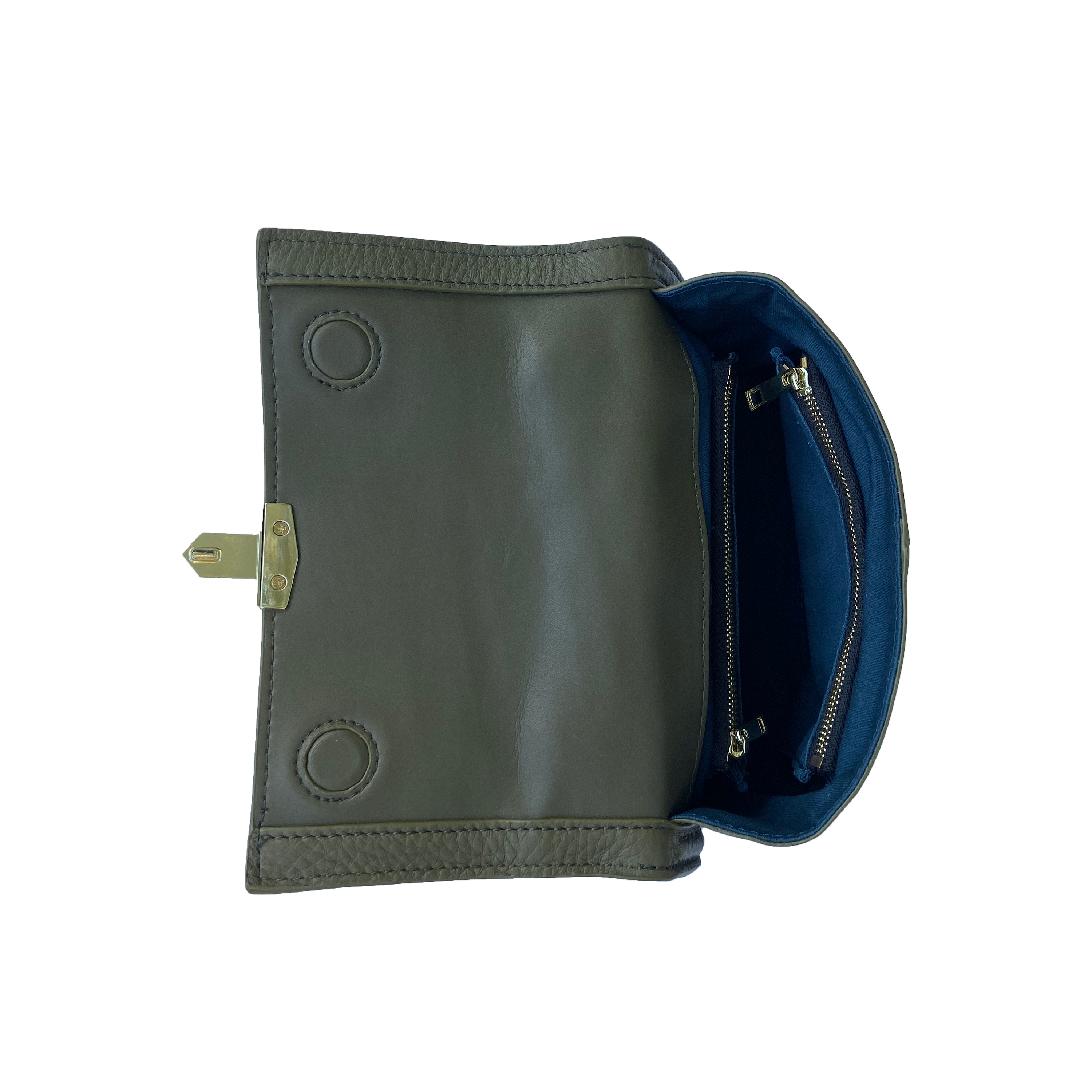 Leather Backpack for Women Convertible Crossbody Bag Olive Green Purse